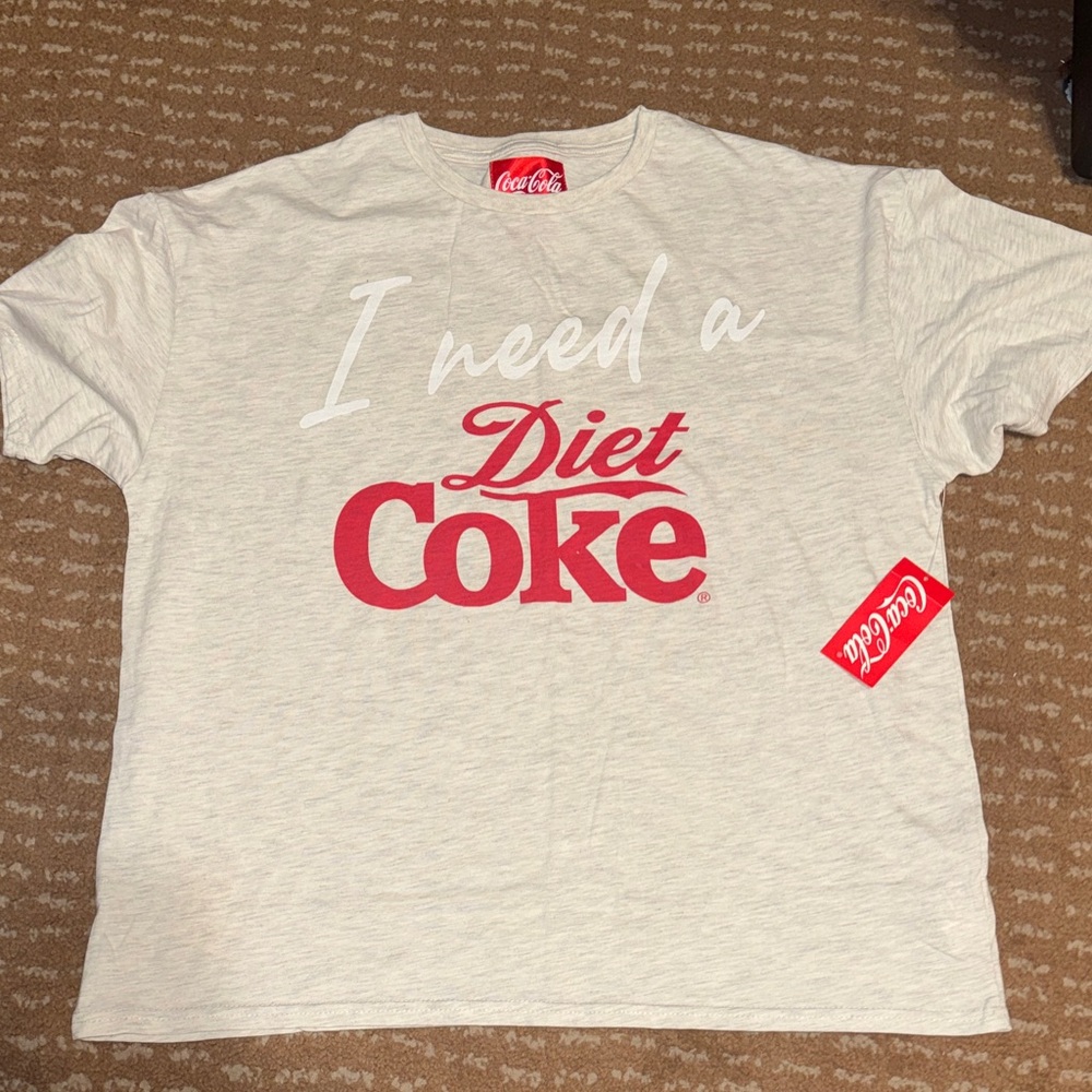 Coca Cola I Need a Diet Coke Tee